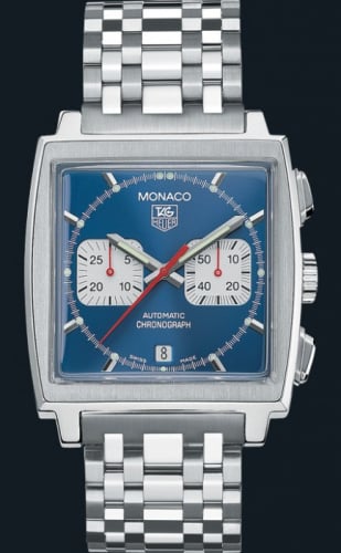 TAG Heuer Monaco Calibre 17 Stainless Steel / Blue / Bracelet