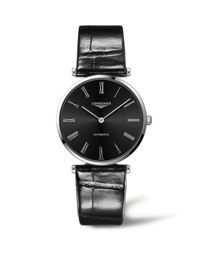 Longines La Grande Classique Automatic 36 Stainless Steel / Black - Roman