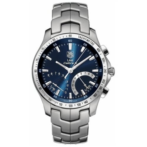 TAG Heuer Link Calibre S Stainless Steel / Blue