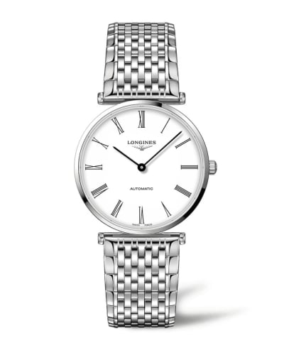 Longines La Grande Classique Automatic 38 Stainless Steel / White - Roman / Bracelet