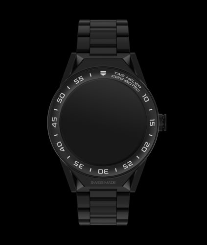 TAG Heuer Carrera Connected Modular 45 Black Titanium / Ceramic / Ceramic Bracelet