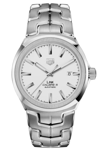 TAG Heuer Link Calibre 5 41 Stainless Steel / Silver / Bracelet
