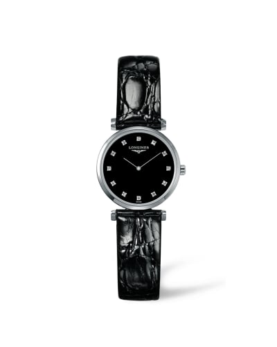 Longines La Grande Classique Quartz 24 Black Leather