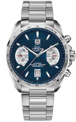 TAG Heuer Grand Carrera Calibre 17 RS 43 Stainless Steel / Blue / Japan