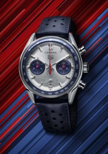 TAG Heuer Carrera Chronograph Glass Box Stainless Steel / Wempe Signature Collection