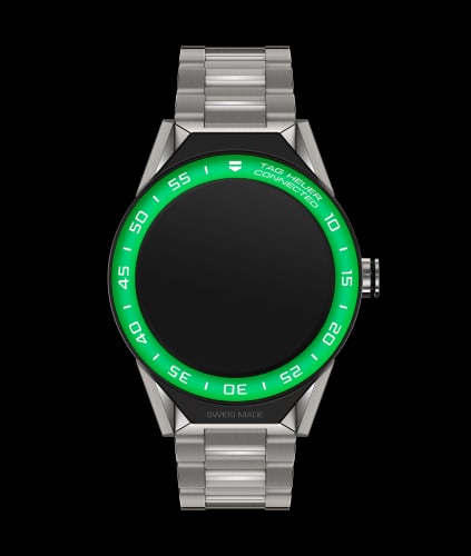 TAG Heuer Carrera Connected Modular 45 Titanium / Green Aluminum / Bracelet