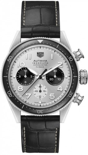 TAG Heuer Autavia Heuer 02 Isograph Stainless Steel / Panda / Strap