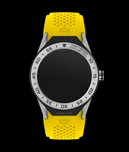 TAG Heuer Carrera Connected Modular 45 Titanium / Stainless Steel / Yellow Rubber