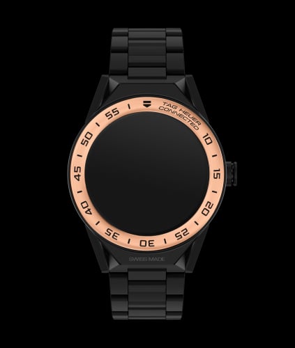TAG Heuer Carrera Connected Modular 45 Black Titanium / Rose Gold / Ceramic Bracelet
