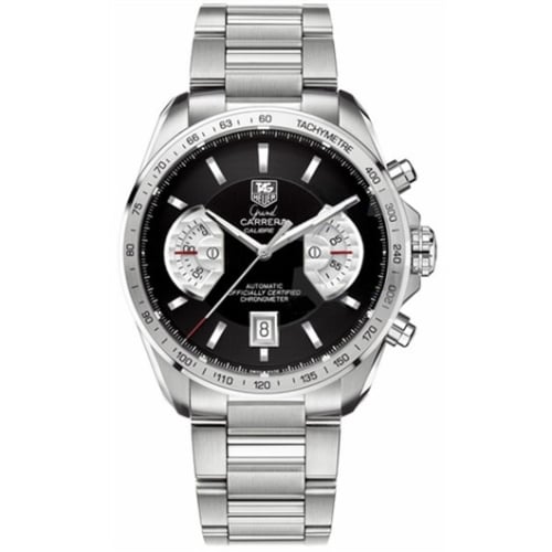 TAG Heuer Grand Carrera Calibre 17 RS 43 Stainless Steel / Black / Bracelet