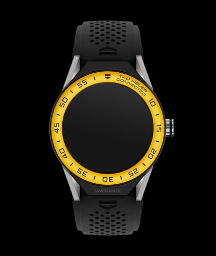 TAG Heuer Carrera Connected Modular 45 Titanium / Yellow Aluminum / Black Rubber
