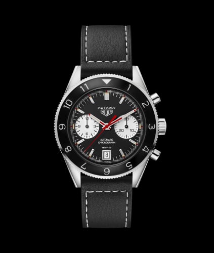 TAG Heuer Autavia Heuer 02 Stainless Steel / Inverted Panda / 1972 Edition
