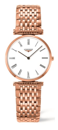 Longines La Grande Classique 29 Quartz Stainless Steel / PVD Red / White / Bracelet