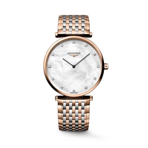 Longines La Grande Classique 38 Stainless Steel - Red Gold / MOP / Bracelet