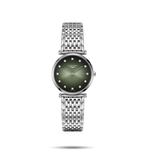 Longines La Grande Classique Quartz 29 Stainless Steel / Green / Bracelet