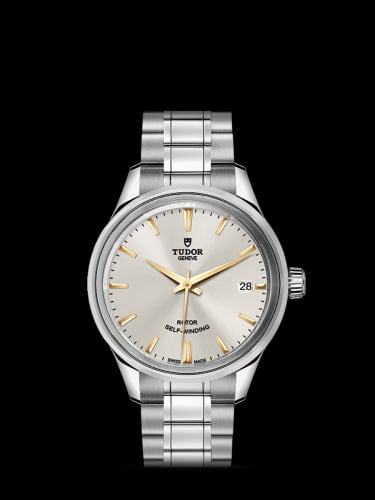 Tudor Style 34 Stainless Steel / Silver / Bracelet