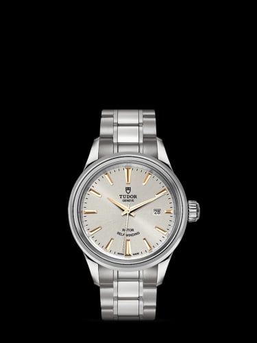 Tudor Style 28 Stainless Steel / Silver / Bracelet