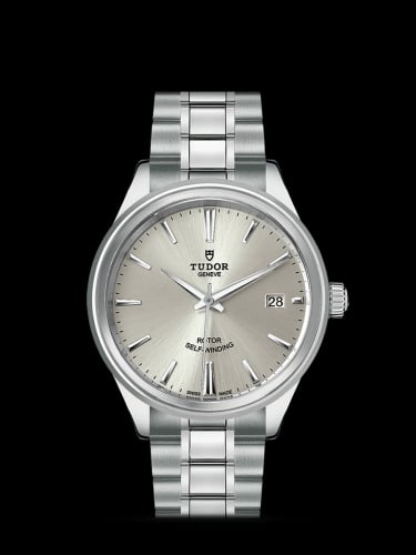 Tudor Style 38 Stainless Steel / Silver / Bracelet