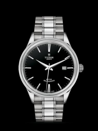 Tudor Style 41 Stainless Steel / Black / Bracelet