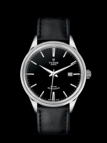 Tudor Style 41 Stainless Steel / Black / Strap