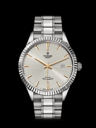 Tudor Style 41 Stainless Steel / Fluted / Silver / Bracelet
