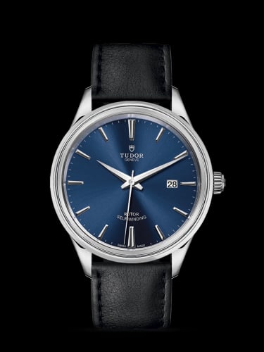 Tudor Style 41 Stainless Steel / Blue / Strap