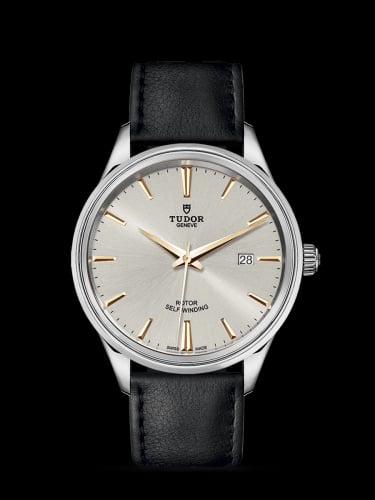 Tudor Style 41 Stainless Steel / Silver / Strap