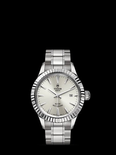 Tudor Style 28 Stainless Steel / Fluted / Silver / Bracelet