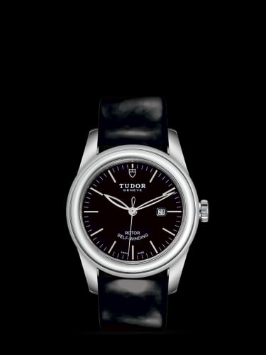 Tudor Glamour Date 31 Stainless Steel / Black / Strap