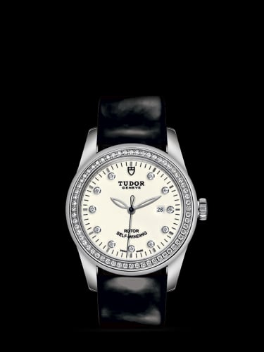 Tudor Glamour Date 31 Stainless Steel / Diamond / Opaline-Diamond / Strap