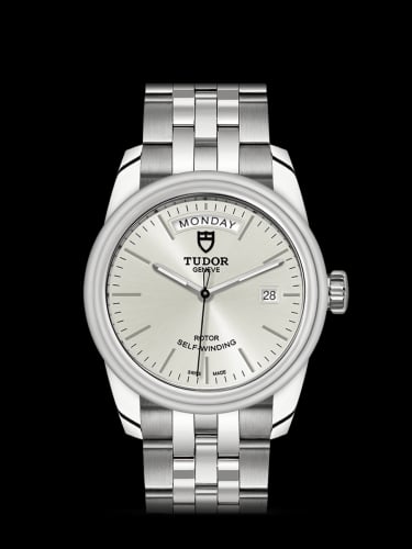 Tudor Glamour Day + Date Stainless Steel / Silver / Bracelet