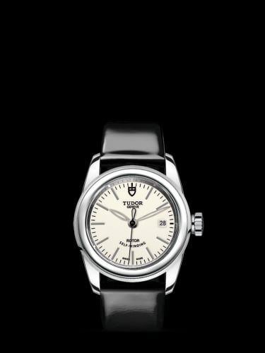Tudor Glamour Date 26 Stainless Steel / Opaline / Strap