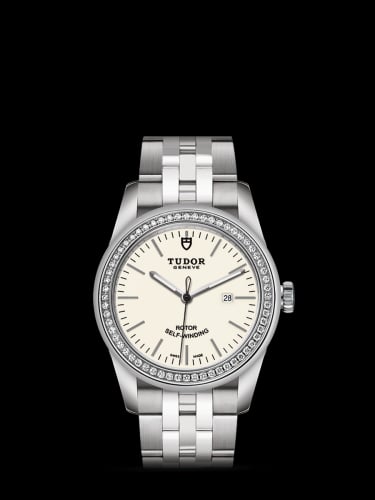 Tudor Glamour Date 31 Stainless Steel / Diamond / Opaline / Bracelet