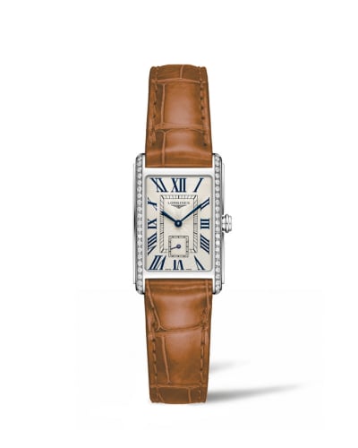 Longines DolceVita 20.5 Quartz Stainless Steel / Diamond / Silver - Roman