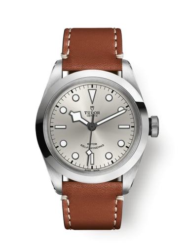 Tudor Heritage Black Bay 41 Silver / Brown Leather