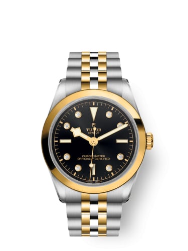 Tudor Black Bay 36 S&amp;G / Black - Diamond / Bracelet
