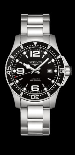 Longines HydroConquest 41 Automatic Stainless Steel / Black / Bracelet