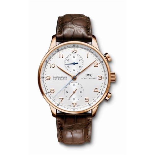 IWC Schaffhausen Portuguese Chrono-Automatic Rose Gold / Silver