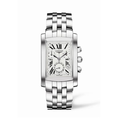 Longines DolceVita 28 Quartz Chronograph Stainless Steel Roman