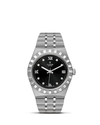 Tudor Royal Date 34 Stainless Steel / Black - Diamond