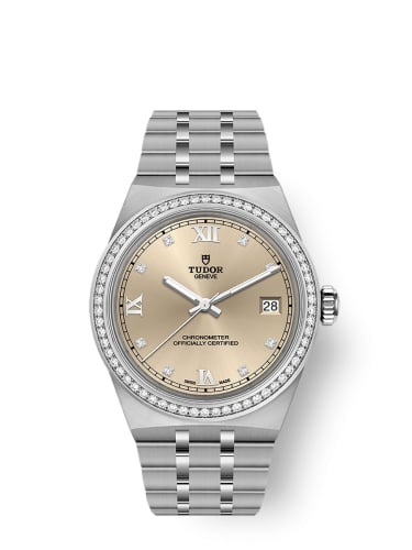 Tudor Royal Day-Date 36 Stainless Steel - Diamond / Ivory