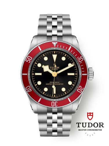 Tudor Black Bay Master Chronometer Stainless Steel - Burgundy / Black / Jubilee