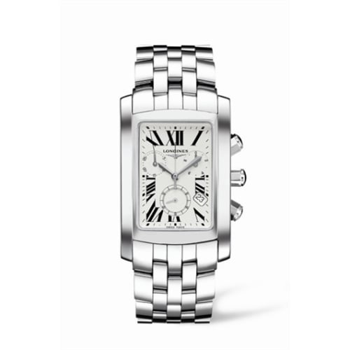 Longines DolceVita 30 Quartz Chronograph Stainless Steel Roman
