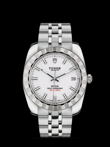 Tudor Classic 38 Stainless Steel / Fluted / White / Bracelet