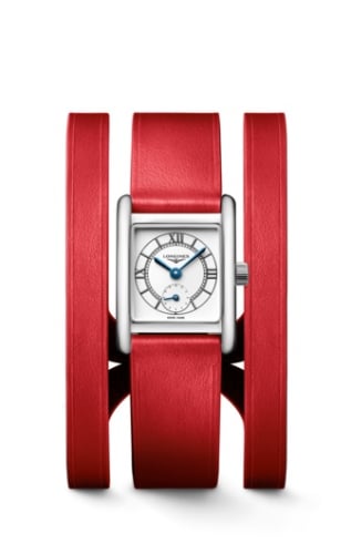 Longines Mini Dolce Vita 21.5 Quartz Stainless Steel / Silver / Triple Cuff Red XS