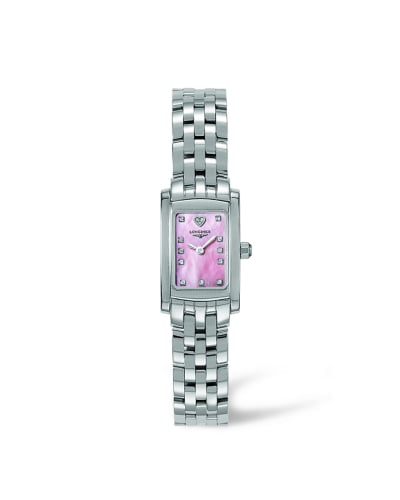 Longines DolceVita 16 Quartz Stainless Steel Pink MOP