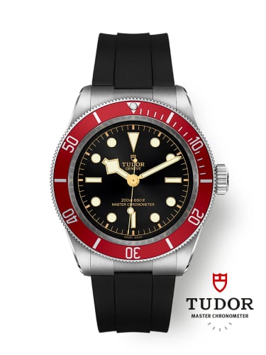 Tudor Black Bay Master Chronometer Stainless Steel - Burgundy / Black / Rubber