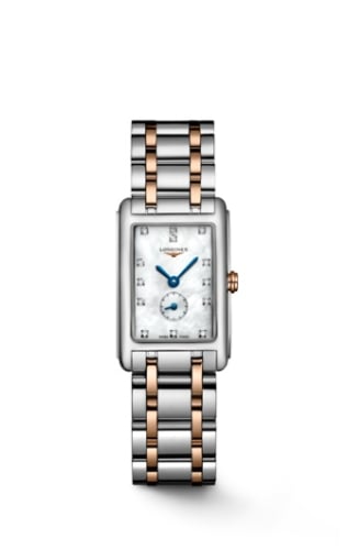 Longines DolceVita 20.5 Quartz Stainless Steel - Pink Gold / MOP / Bracelet