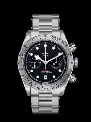 Tudor Heritage Black Bay Black Chronograph / Bracelet