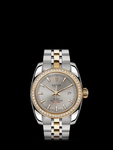 Tudor Classic 28 Stainless Steel / Yellow Gold / Diamond / Silver / Bracelet